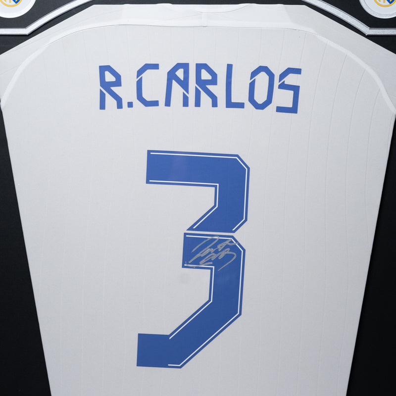 Roberto Carlos Signed Real Madrid Jersey