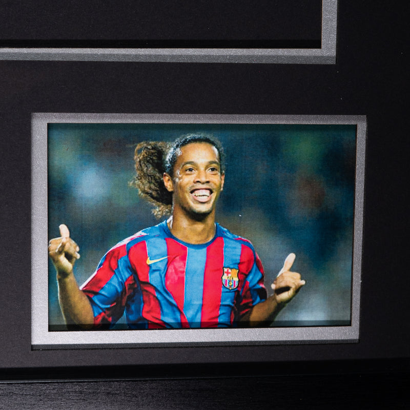 Ronaldinho Signed FC Barcelona Jersey