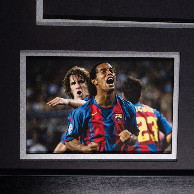 Ronaldinho Signed FC Barcelona Jersey