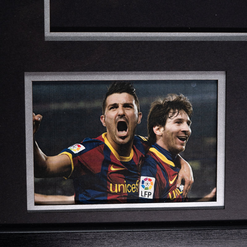 David Villa Signed FC Barcelona Jersey