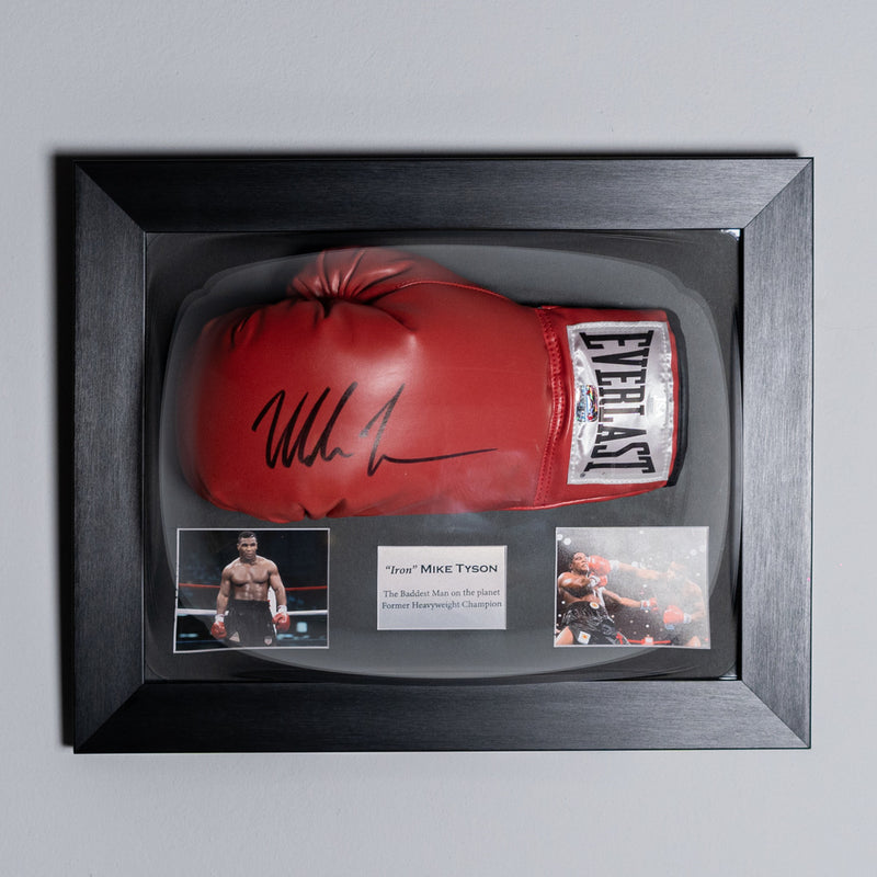 Mike Tyson Signed Glove Dome