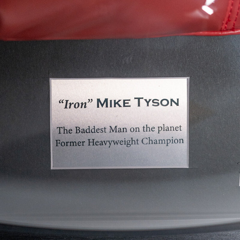 Mike Tyson Signed Glove Dome