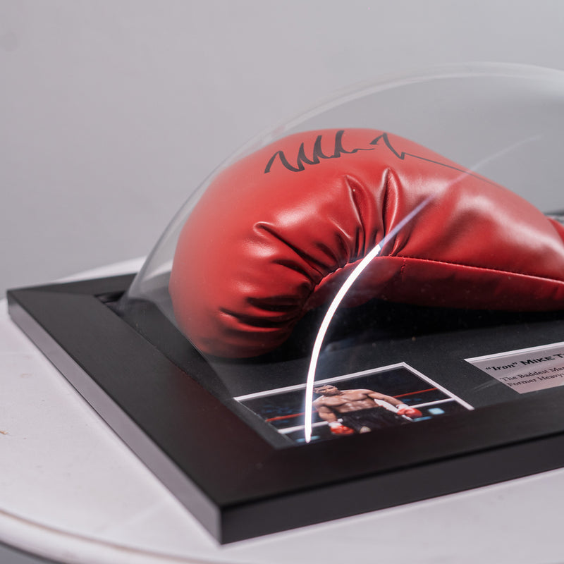 Mike Tyson Signed Glove Dome