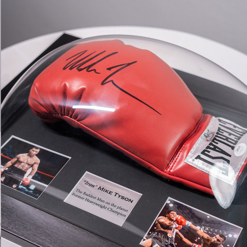 Mike Tyson Signed Glove Dome