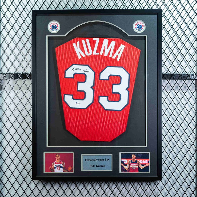 Kyle Kuzma Signed Washignton Wizards Jersey