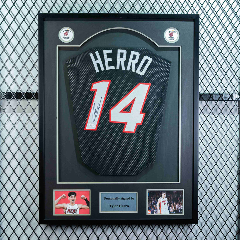 Tyler Hero Signed Miami Jersey