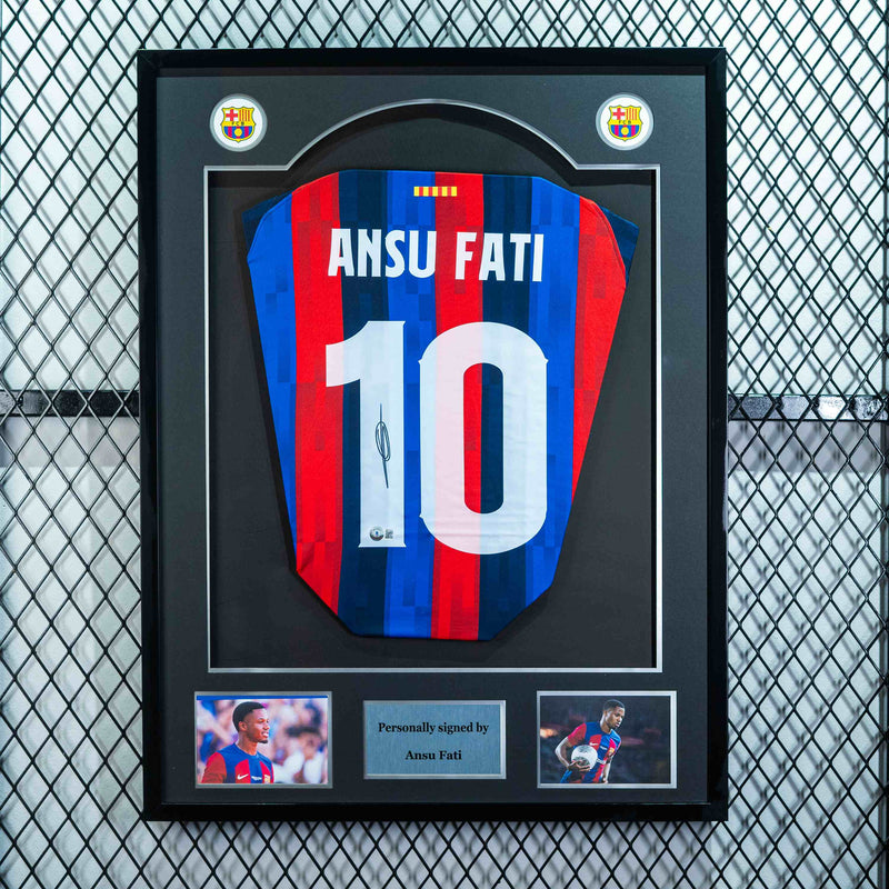 Ansu Fati Signed FC Barcelona Jersey