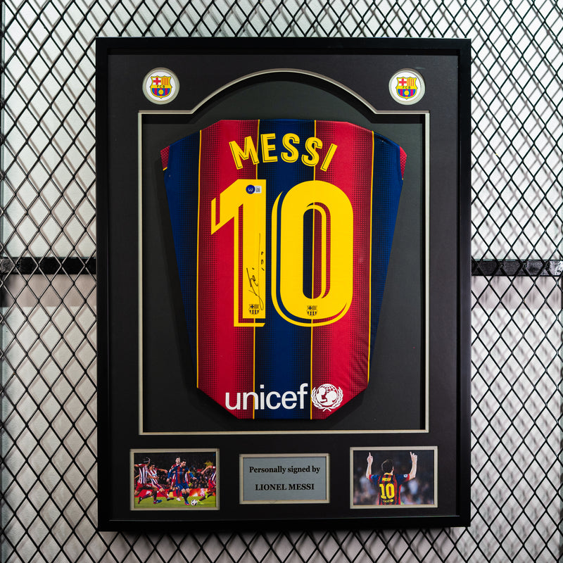 Lionel Messi Signed FC Barcelona Jersey
