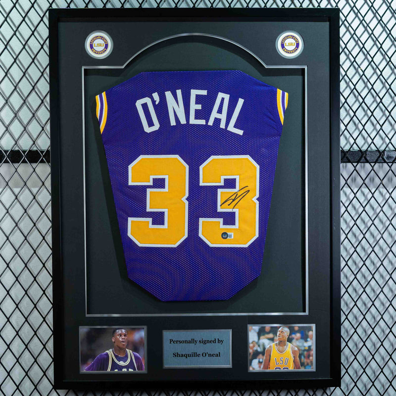 Shaquille O'Neal Signed LSU Tigers Jersey