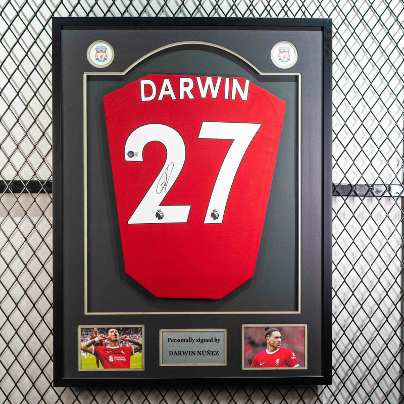 Darwin Nunez Signed Liverpool Jersey
