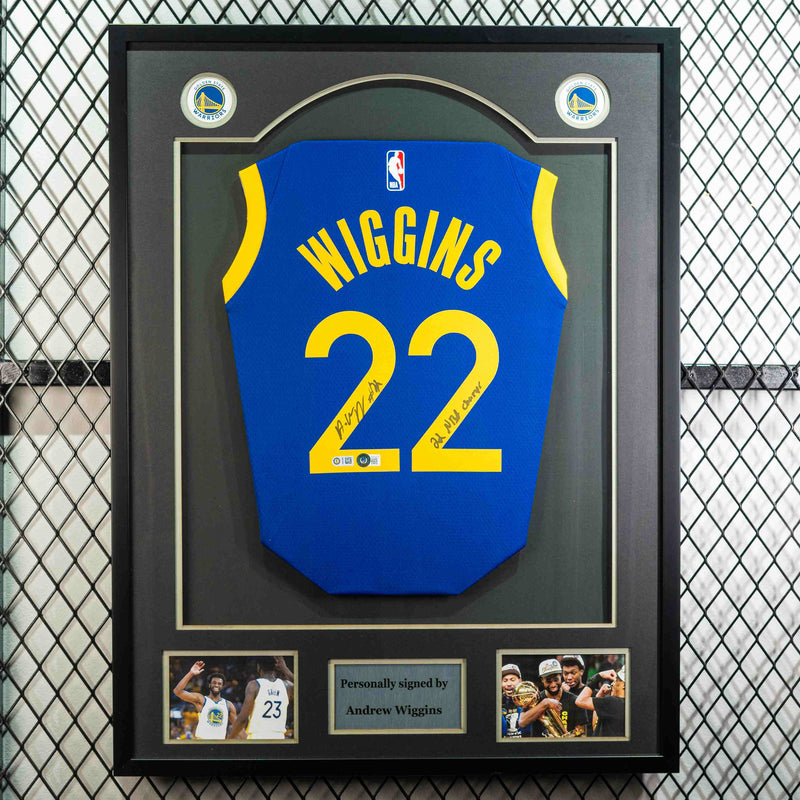 Andrew Wiggins Signed Golden State Warriors Jersey