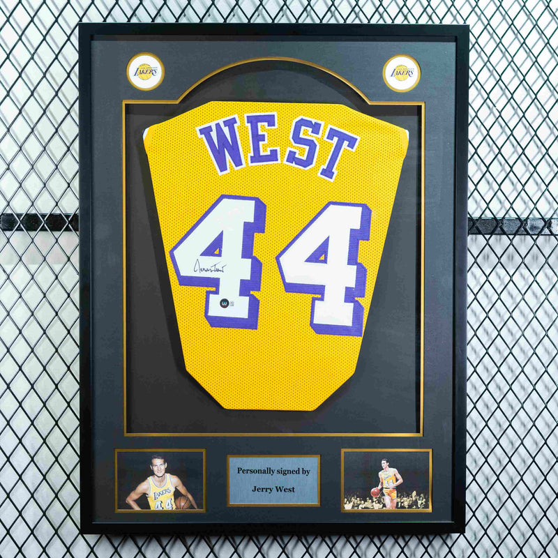 Jerry West Signed Los Angeles Lakers Jersey