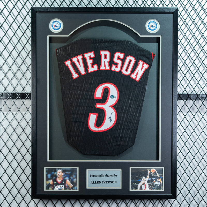 Allen Iverson Signed Philadelphia 76ers Jersey