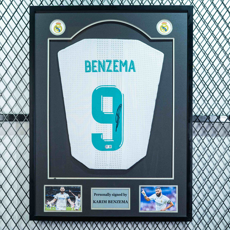 Karim Benzema Signed Real Madrid Jersey