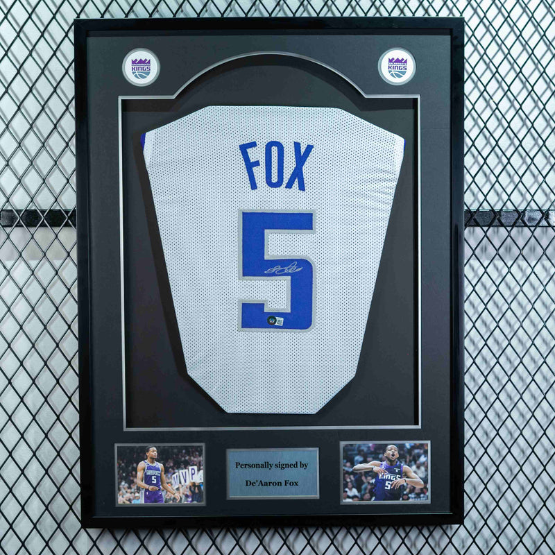 De'Aaron Fox Signed Sacramento Kings Jersey
