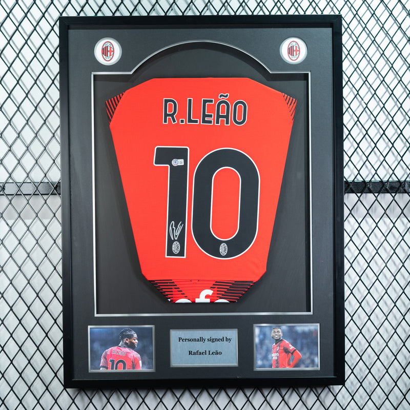 Rafael Leao Signed AC Milan Jersey