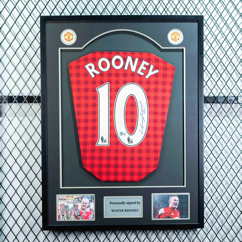 Wayne Rooney Signed Manchester United Jersey