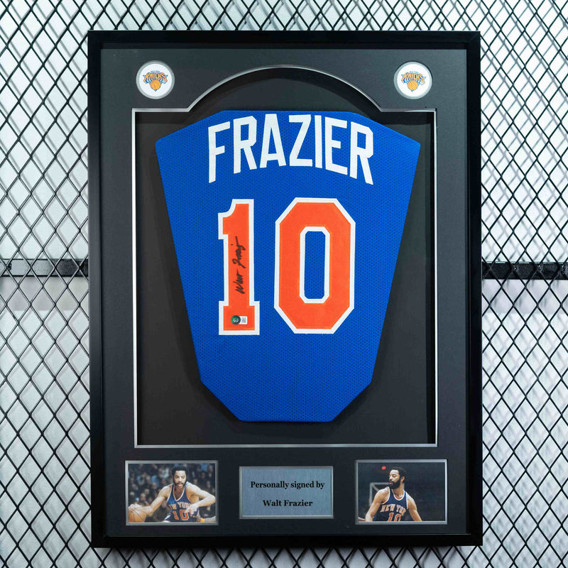 Walt Frazier Signed New York Knicks Jersey