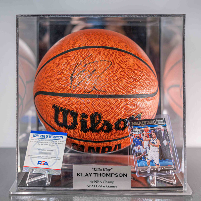 Klay Thompson Signed Basketball
