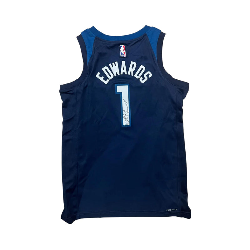 Anthony Edwards Signed Minnesota Timberwolves Jersey