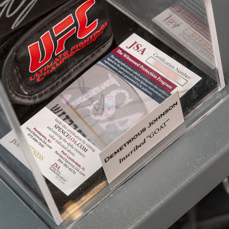 Demetrious Johnson Signed Glove