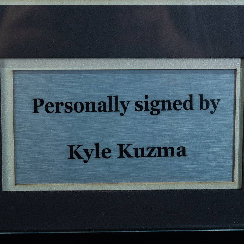 Kyle Kuzma Signed Washignton Wizards Jersey
