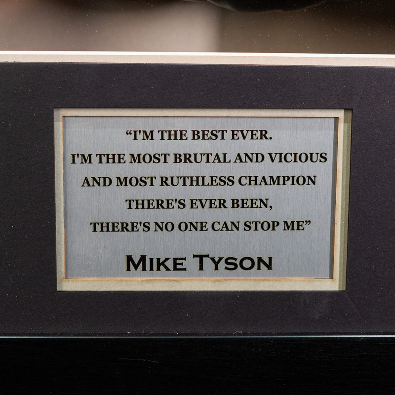 Mike Tyson Signed Glove Framed