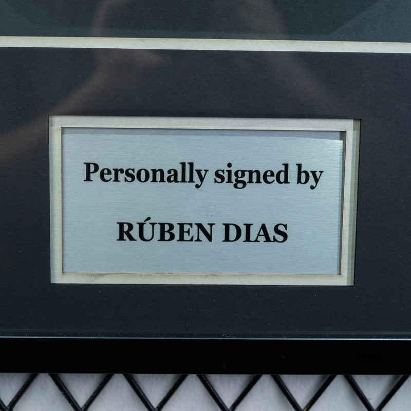 Ruben Diaz Signed Manchester City Jersey