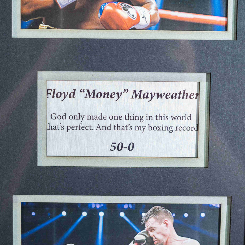 Floyd Mayweather Jr. Signed Glove Framed
