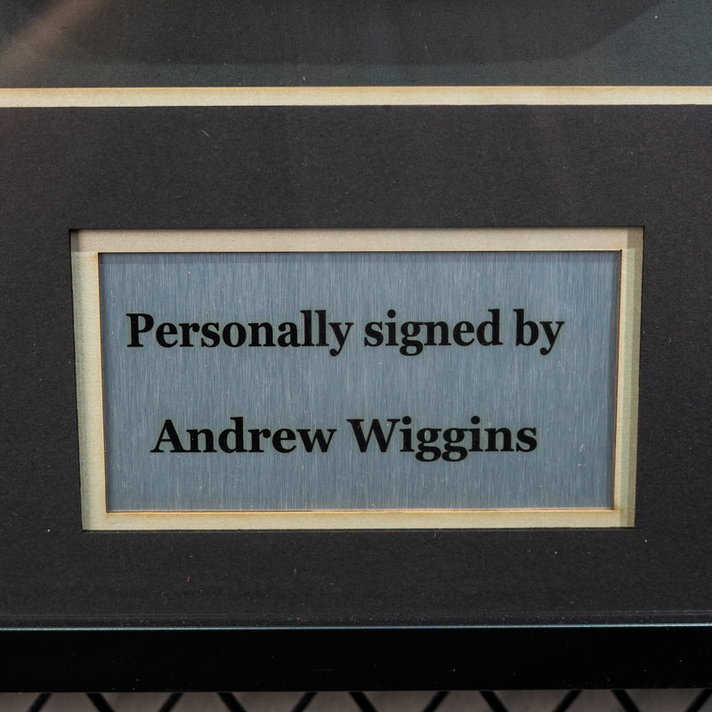 Andrew Wiggins Signed Golden State Warriors Jersey