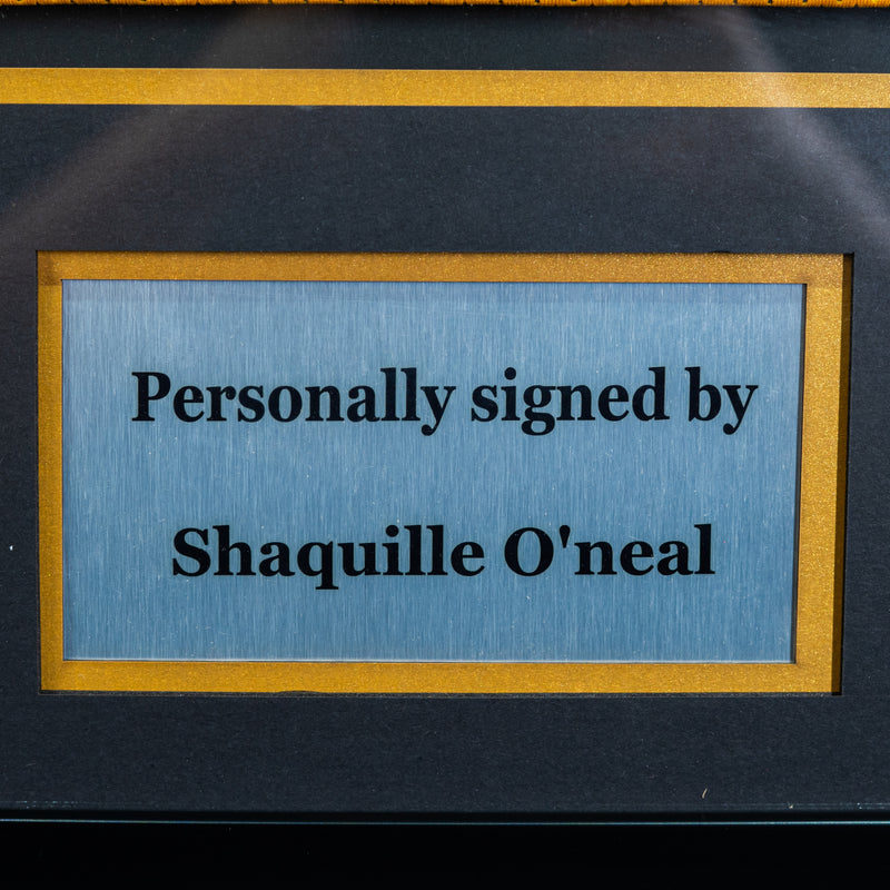 Shaquille O'Neal Signed Career Highlight Stat Jersey