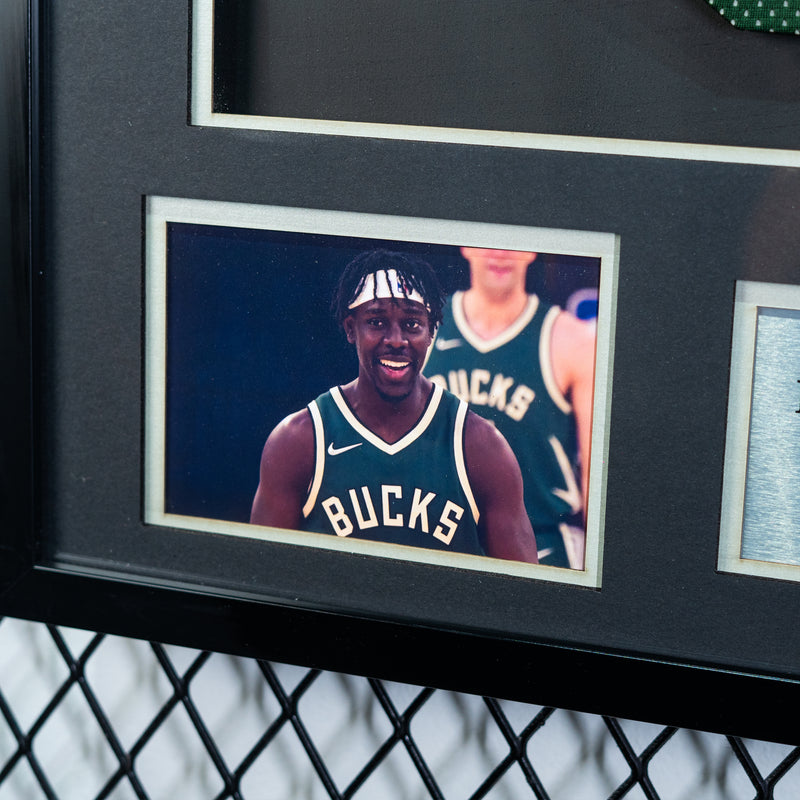 Jrue Holiday Signed Milwaukee Bucks Jersey