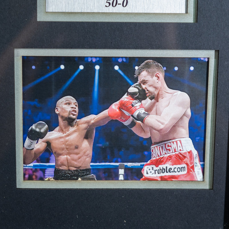 Floyd Mayweather Jr. Signed Glove Framed
