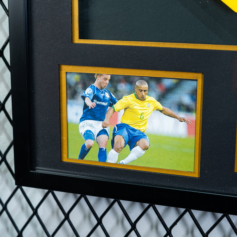 Roberto Carlos Signed 1997 Brazil Jersey