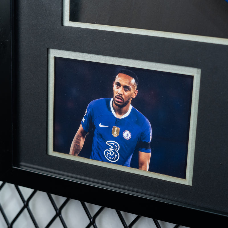 Pierre-Emerick Aubameyang Signed Chelsea FC Jersey