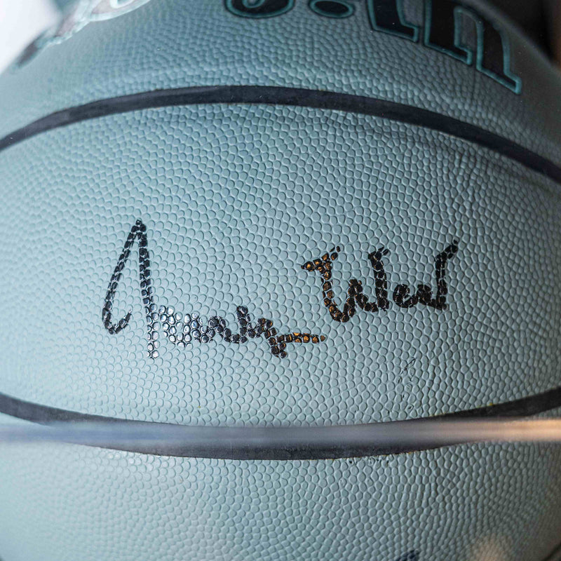 Magic Johnson & Jerry West Signed Basketball