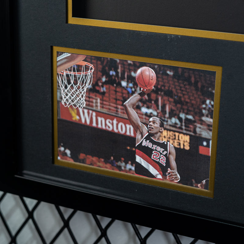 Clyde Drexler Signed Portland Blazers Jersey