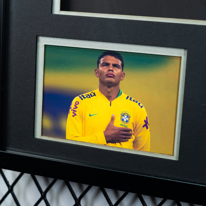 Thiago Silva Signed Brazil Jersey