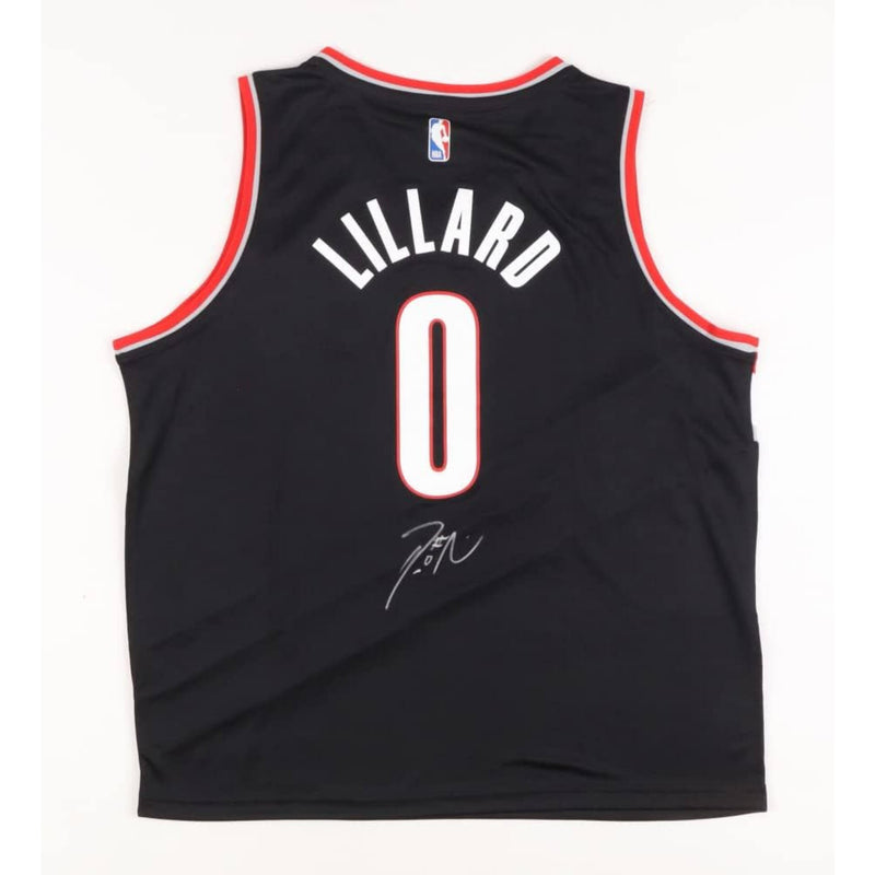 Damian Lillard Signed Blazers Jersey