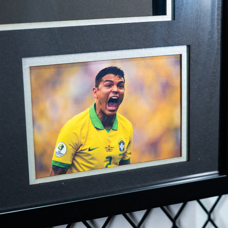 Thiago Silva Signed Brazil Jersey