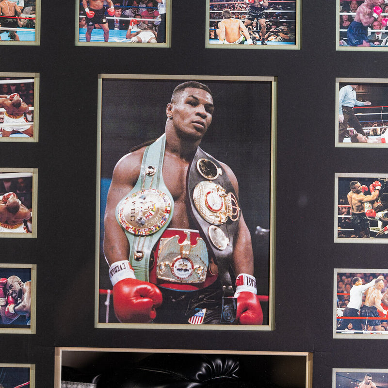 Mike Tyson Signed Glove Framed