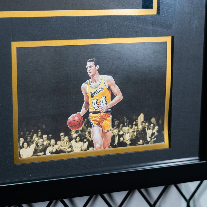 Jerry West Signed Los Angeles Lakers Jersey