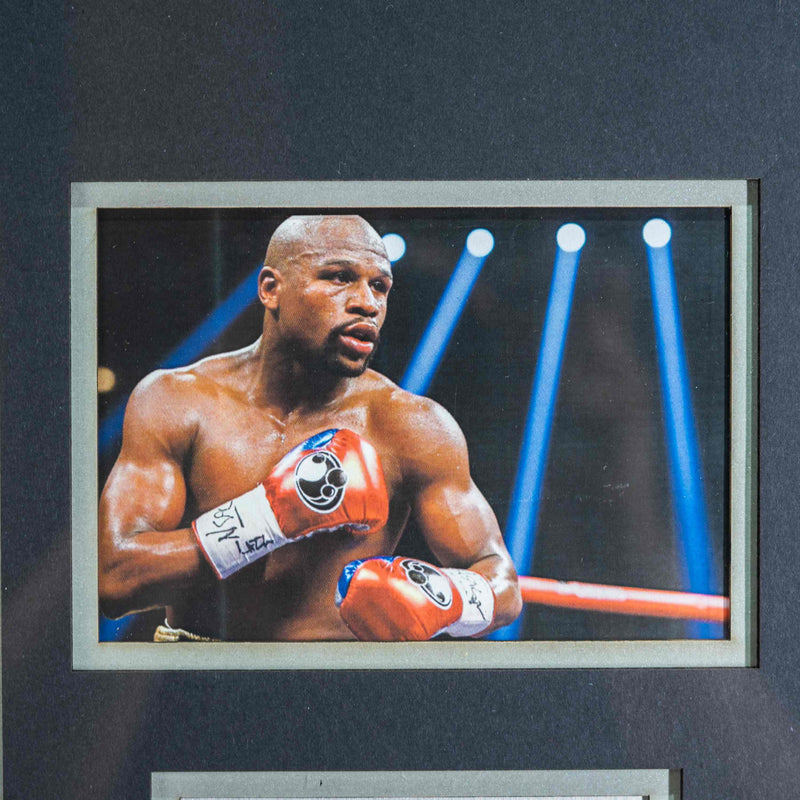 Floyd Mayweather Jr. Signed Glove Framed