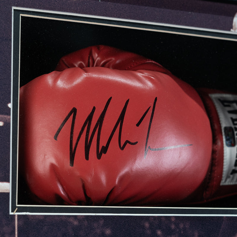 Mike Tyson Signed Glove Framed