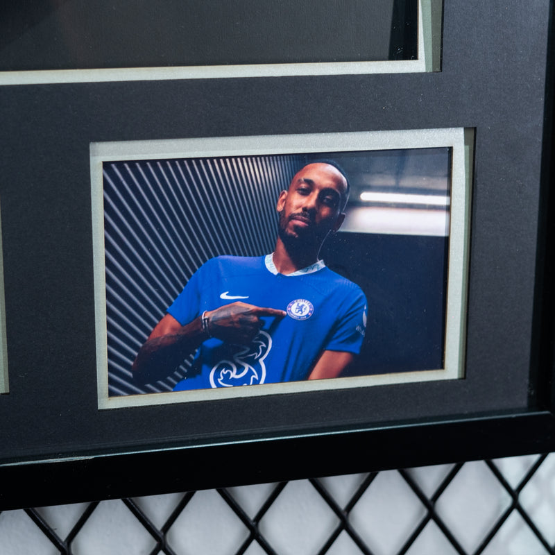 Pierre-Emerick Aubameyang Signed Chelsea FC Jersey