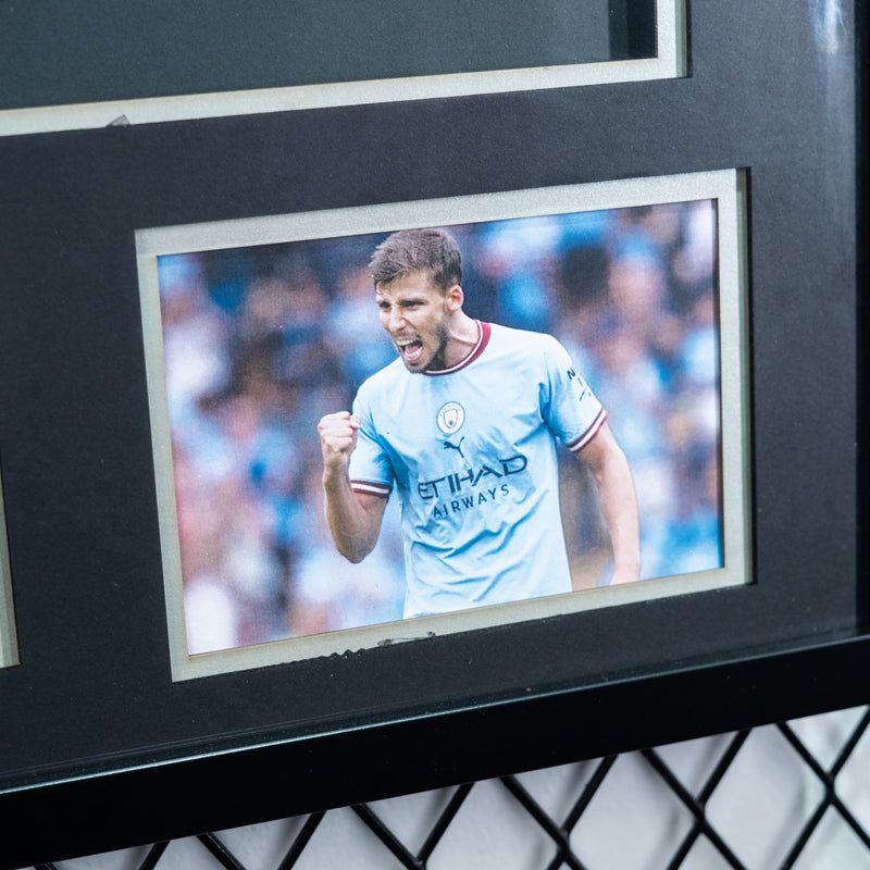 Ruben Diaz Signed Manchester City Jersey