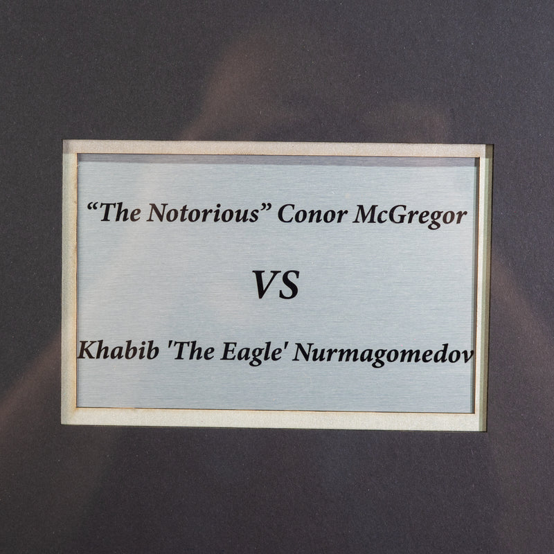 Khabib Nurmagomedov & Conor McGregor Signed Gloves