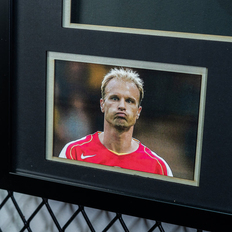 Dennis Bergkamp Signed Arsenal FC Jersey