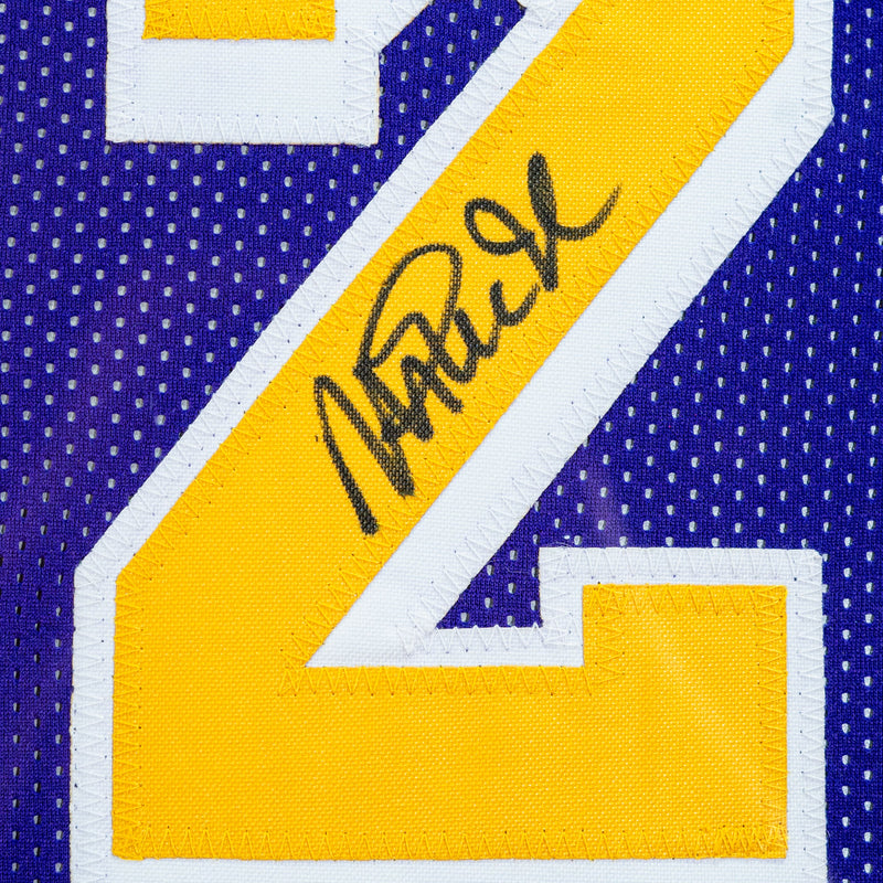 Magic Johnson Signed Los Angeles Lakers Jersey