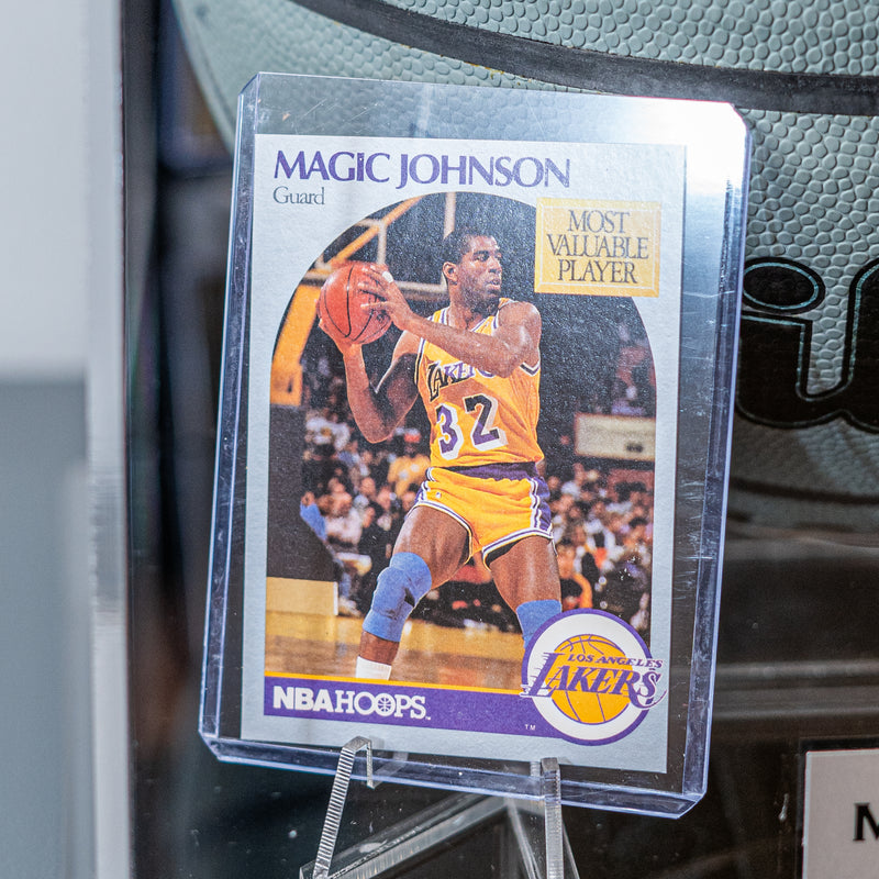 Magic Johnson & Jerry West Signed Basketball